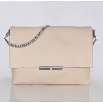 Celine Blade Flap Original Leather Shoulder Bag Apricot 3078A