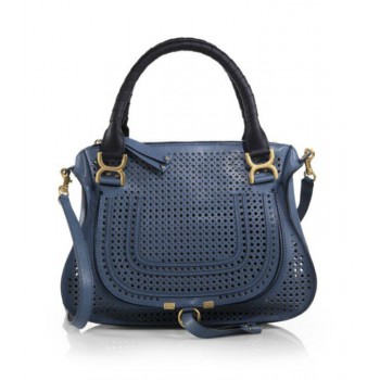 Chloe Marcie Medium Perforated Satchel