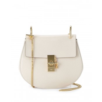 Chloe Drew Small Shoulder Bag Off White