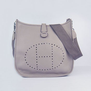 Hermes Evelyne I handbag H6309 grey silver