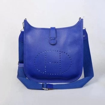 Hermes Evelyne III Crossbody Bag PM Royal Blue