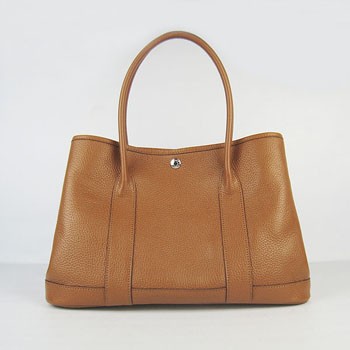 Hermes garden party handbag H2808 light coffee