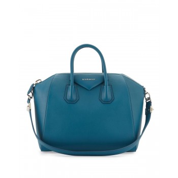 Givenchy Antigona Medium Sugar Satchel Bag Dark Blue