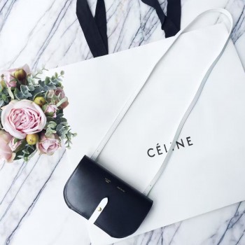 Celine Black Strap Clutch Strap Palmelato Bag