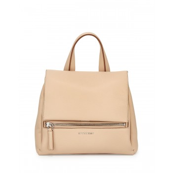 Givenchy Pandora Small Waxy Calf Bag Light Beige