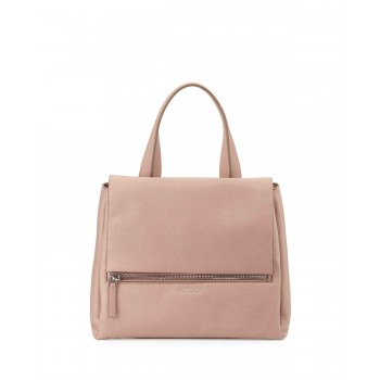 Givenchy Pandora Pure Medium Leather Satchel Bag Pale Pink