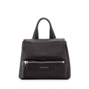 Givenchy Pandora Pure Mini Leather Satchel Bag Black