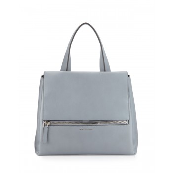 Givenchy Pandora Medium Waxy Calf Bag Gray