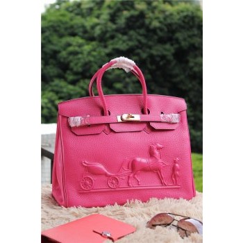 Hermes Birkin Horse Togo Leather Rose 35cm