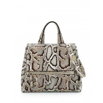 Givenchy Pandora Pure Small Python Satchel Bag Natural