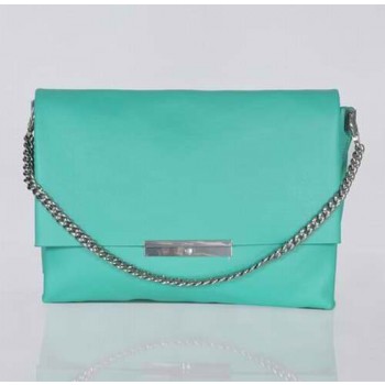 Celine Blade Flap Original Leather Shoulder Bag Green 3078A