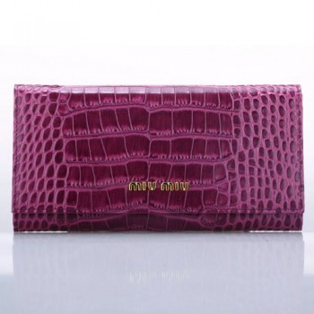 Miu Miu Women Wallets 131515 Purple