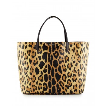 Givenchy Antigona Large Leather Shopping Tote Bag Animal Print