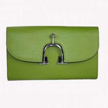 Hermes Wallet H569 Ladies Green