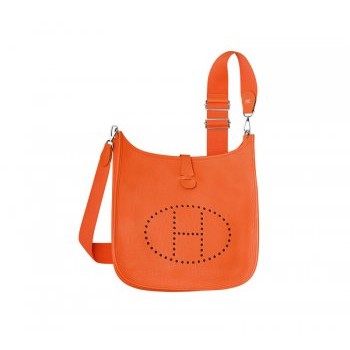 Hermes Evelyne III PM Shoulder Bag Orange