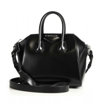 Givenchy Antigona Mini Leather Satchel Black