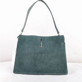 Celine EDGE Suede Leather Bag Green 309