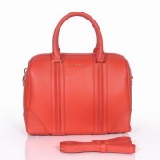 Givenchy Lucrezia Boston Bag Cherry Red Leather 1112L