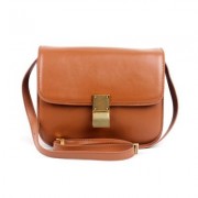 Celine Clasp Classic Box Medium Bag Apricot