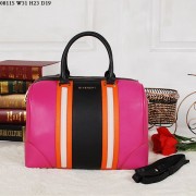 Givenchy Lucrezia Boston Bag Peach/Black/Orange/Pink Leather 08115