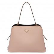 Prada Matinee Tote Bag In Powder Saffiano Leather