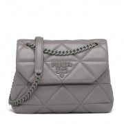 Prada Spectrum Small Bag In Grey Nappa Leather