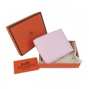 Hermes Wallet H014 Lambskin Pink