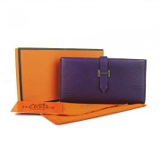 Hermes Wallet H008 Ladies Wallet Purple