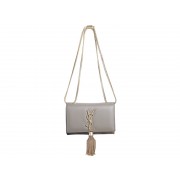 Yves Saint Laurent Mini Monogramme Bag In Original Leather Khaki