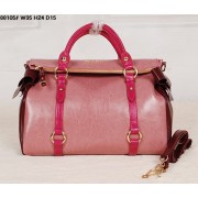 Miu Miu Bow Light Purple Top Handle Bag