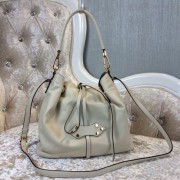 Miu Miu Original Calfskin Leather Bucket bag White