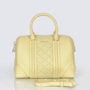 Givenchy Lucrezia Boston Bag Light Yellow Original Leather 1115L