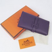 Hermes Wallet H015 Ladies Wallet Purple