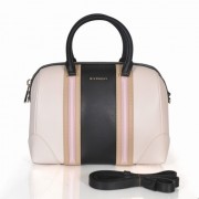 Givenchy Lucrezia Boston Bag Pink/Black Leather 1112L