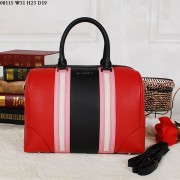 Givenchy Lucrezia Boston Bag Red/Black/Pink Leather 08115
