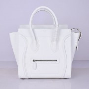 Celine Large Luggage Tote White Handbag 30cm