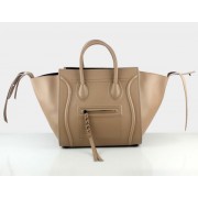 Celine Boston Square Shrimp Pink Calfskin Bags