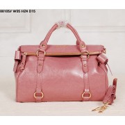Miu Miu Bow Pink Top Handle Bag