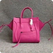 Celine Boston Deep Rose Leather Bags