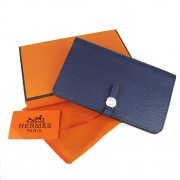 Hermes Wallet H001 Unisex Wallet Cow Leather