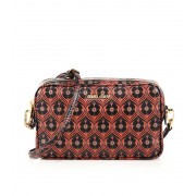 Miu Miu Madras Floral-Print Camera Bag Red-Multi