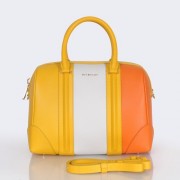 Givenchy Lucrezia Boston Bag Yellow/White/Orange Original Leather 1113L