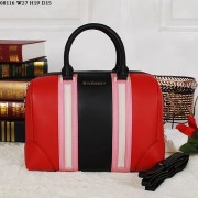 Givenchy Lucrezia Boston Bag Red/Black/Pink Original Leather 08116