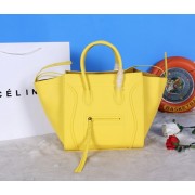 Celine Boston Yellow Cowhide Bags