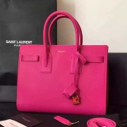 Yves Saint Laurent Small Sac De Jour Bag In Rosy Leather