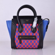 Celine Medium Luggage Tote Black Houndstooth