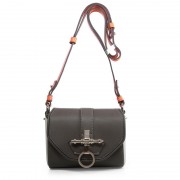 Givenchy Obsedia Small Shoulder Bag Dark Grey Original Calfskin Leather 5472