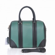 Givenchy Lucrezia Boston Bag Green/Black Leather 1112L