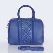 Givenchy Lucrezia Boston Bag Sapphire Blue Original Leather 1115L