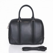 Givenchy Lucrezia Small Boston Bag Black Leather 1112S